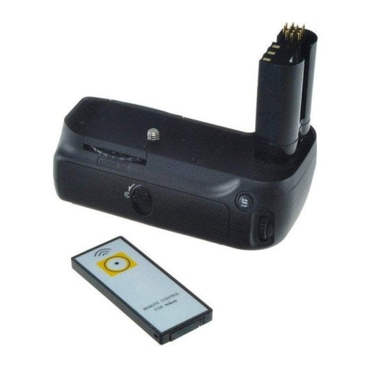 Punho de Bateria Jupio Nikon D80 D90 com Comando Remoto Compatível EN-EL3E AA