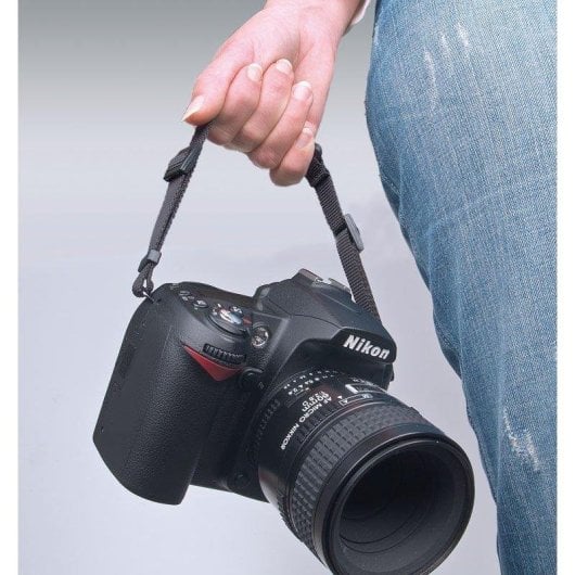 Correia de Câmara Kaiser Kai6780 Neoprene Preta Sistema Rápido Removível