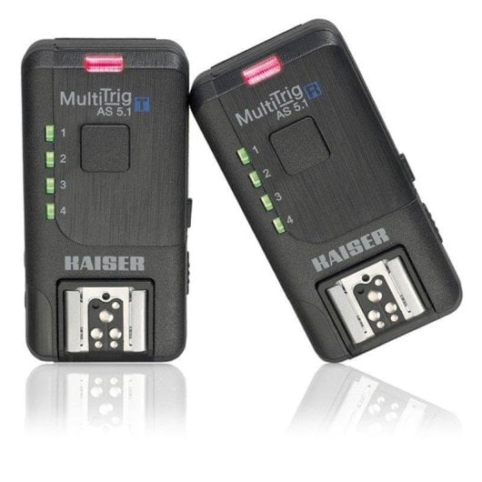 Disparador Rádio Kaiser Multitrig AS 5.1 5 em 1 120 m 7 Canais