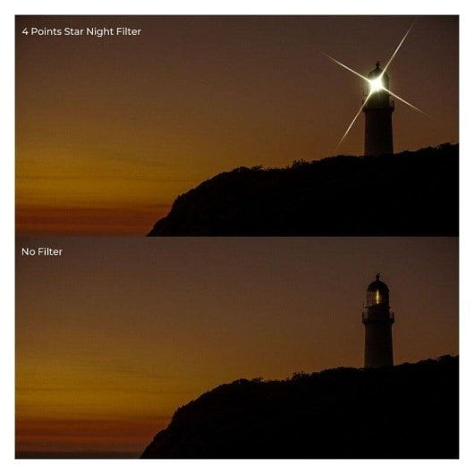 Filtro K&F CONCEPT Nano C 4-8 Line Star Light 67mm effetto stella regolabile