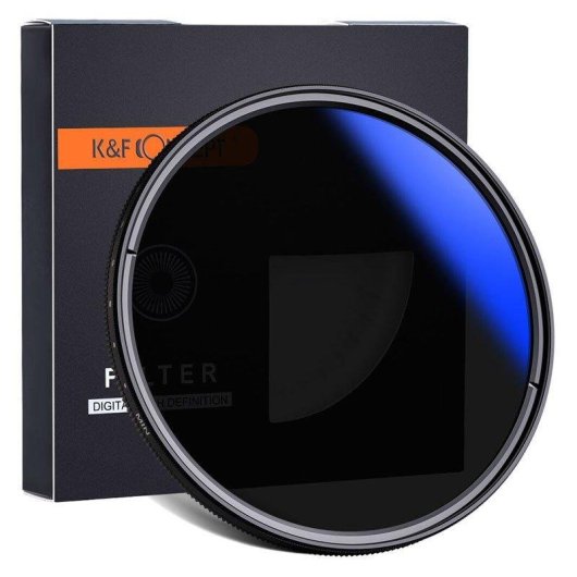 Filtro ND variable K&F Concept ND2-ND400 46mm multicapa azul