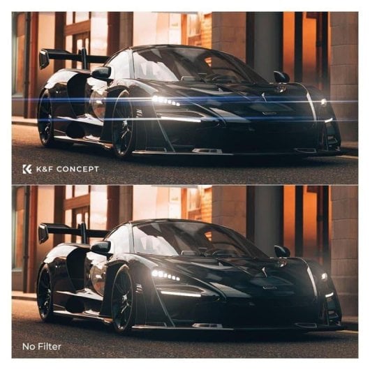 Filtre K&F CONCEPT Nano-X Blue Streak 67mm diffusion artistique nano-revêtement