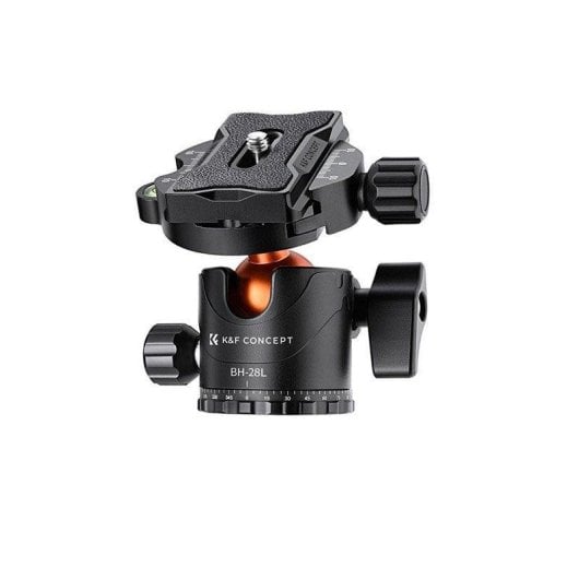 Trépied K&F CONCEPT T254A7-BH-28L Carbone Rotule 360° 2,3 m Monopode