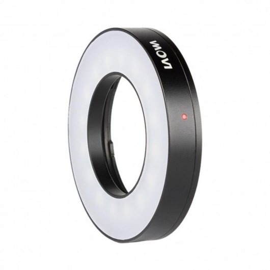 Anillo de iluminación Laowa 492785 LED 16 LEDs 58,5 mm Negro Blanco USB