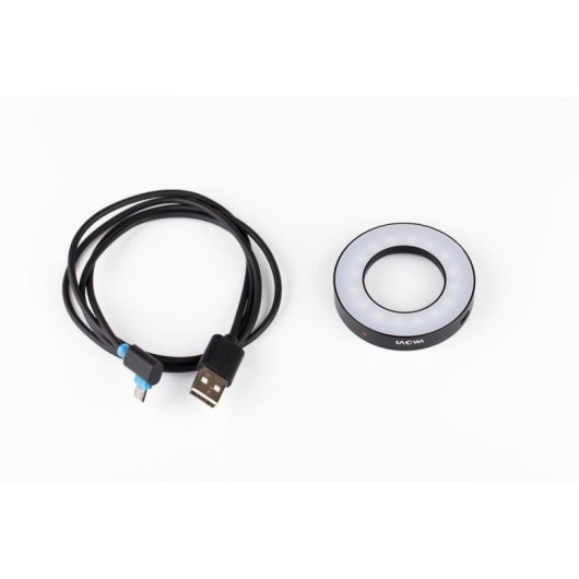 Anillo de iluminación Laowa 492785 LED 16 LEDs 58,5 mm Negro Blanco USB