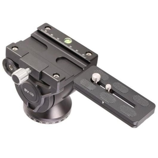 Testa per treppiede Leofoto BV-10 testa fluida video compatta Arca-Swiss 5 kg