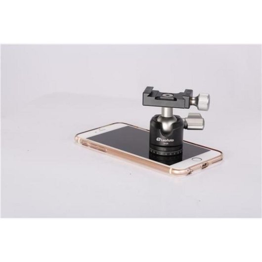 Kugelkopf Leofoto LH-25 mit PU-25 Schnellwechselplatte, 67 mm, 6 kg Tragkraft, Schwarz