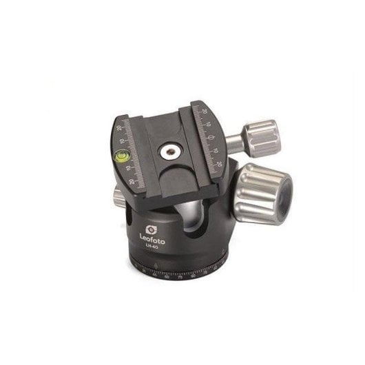Testa Leofoto LH-40 con piastra release QP-70 compatibile Arca 20kg