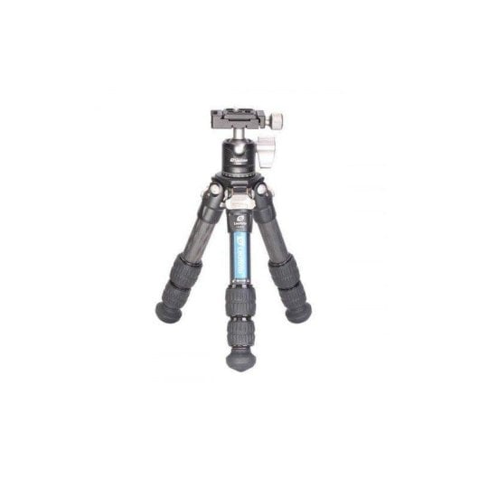 Treppiede Leofoto Ranger LS-223C LH-25 carbonio ultracompatto 3 sezioni 38cm 10kg