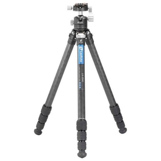 Treppiede Leofoto LS-254C+LH30 Carbonio 4 Sezioni Ultra Compatto 8 kg