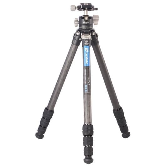 Treppiede Leofoto LS-254C+LH30 Carbonio 4 Sezioni Ultra Compatto 8 kg