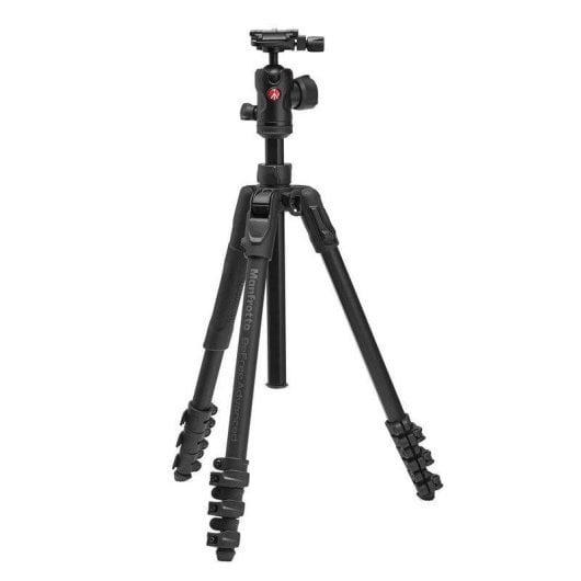 Trépied Manfrotto Befree Advanced AS MKBFRLA4FB-BH aluminium leviers verrouillage