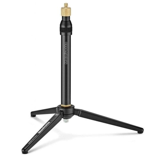 Stativ Manfrotto MKPROVR Aluminium Kit Mini Tischstativ Verlängerung 2 kg Schwarz Gold