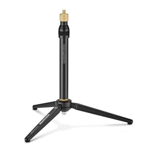 Stativ Manfrotto MKPROVR Aluminium Kit Mini Tischstativ Verlängerung 2 kg Schwarz Gold