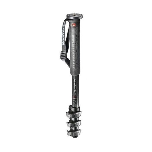 Manfrotto MPMXPROC4 Monopiede in Fibra di Carbonio, 4 Sezioni, Nero
