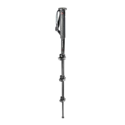 Manfrotto MPMXPROC4 Monopiede in Fibra di Carbonio, 4 Sezioni, Nero