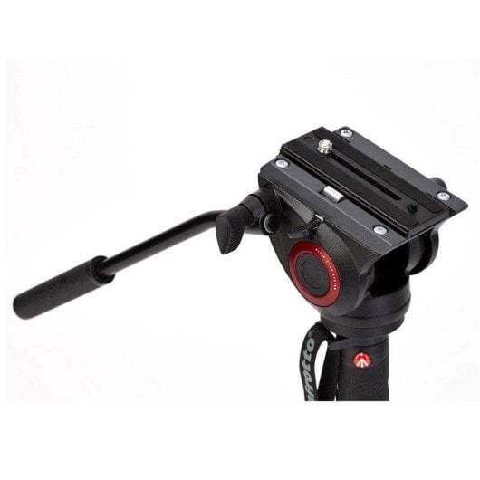 Monopod Manfrotto MVMXPRO500 aluminio 4 secciones con base fluida y rotula video
