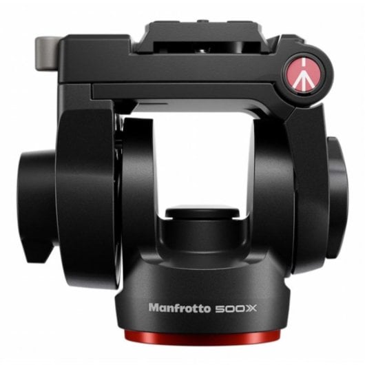 Cabeça para trípode Manfrotto 500X fluida alumínio contrapeso base 60 mm