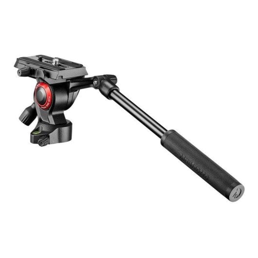 Rotula de vídeo Manfrotto MVH400AH compacta con movimiento fluido y soporte 4 kg