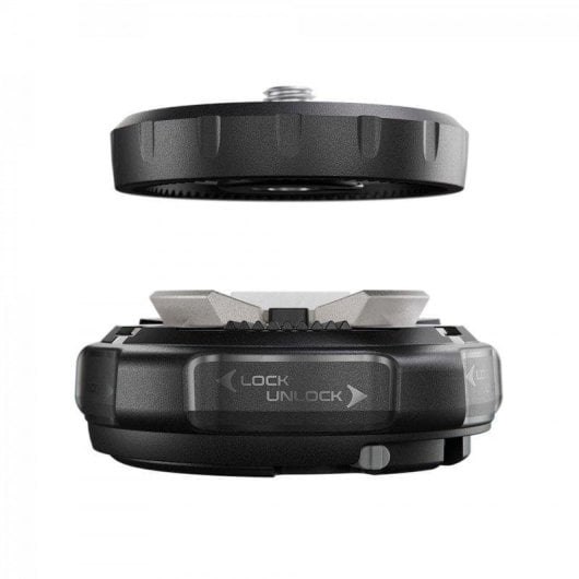 Accesorio para trípode Manfrotto Xchange Base negra aluminio-acero capacidad 20 kg