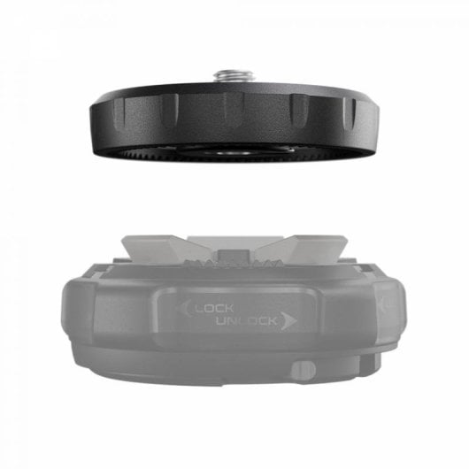 Platte Manfrotto XChange Plate Aluminium Schwarz 20 kg 63 mm 85 g