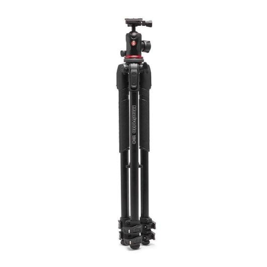Treppiede Manfrotto MK190X3 alluminio con testa a sfera 496Arca, portata 10 kg
