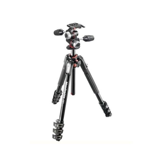 Stativ Manfrotto MK190XPRO4-3W Aluminium 4-teilig 173 cm mit MHXPRO-3W Kopf