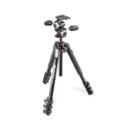 Stativ Manfrotto MK190XPRO4-3W Aluminium 4-teilig 173 cm mit MHXPRO-3W Kopf