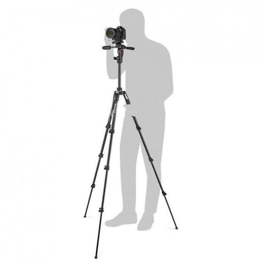 Tripode Manfrotto Befree Advanced MKBFRLA4BK-3W per Sony Alpha con testina fluida 6 kg