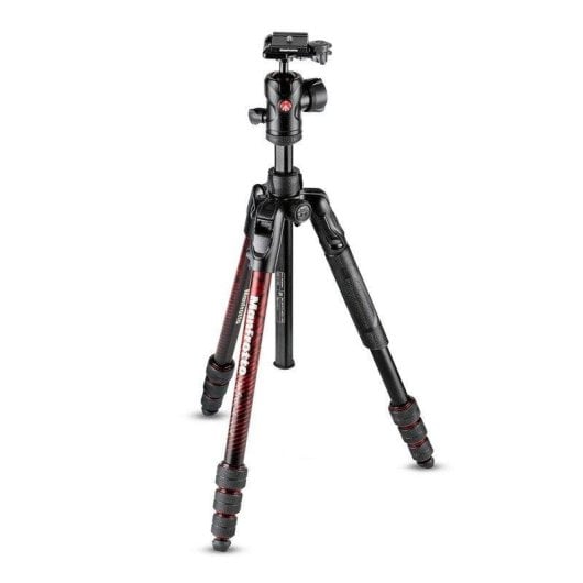 Trípode Manfrotto MKBFRTA4RD-BH Advanced aluminio 150 cm M-Lock rojo