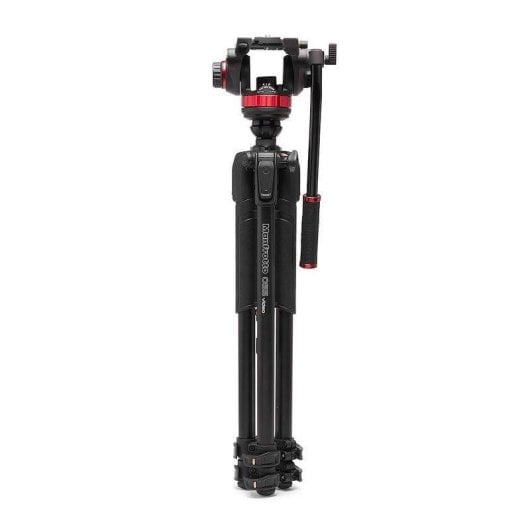 Trépied vidéo Manfrotto MVK502055XPRO3V Aluminium Rotule Fluide Base Plate 502