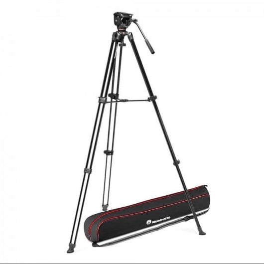 Stativ Manfrotto MVK500XAM Video Aluminium mit 500X Fluidkopf und 155 cm Höhe