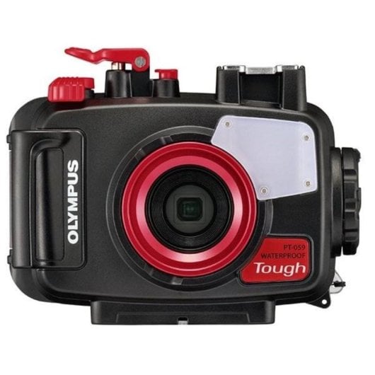 Funda cámara Olympus PT-059 TG-6 TG-7 sumergible 45 m policarbonato negra