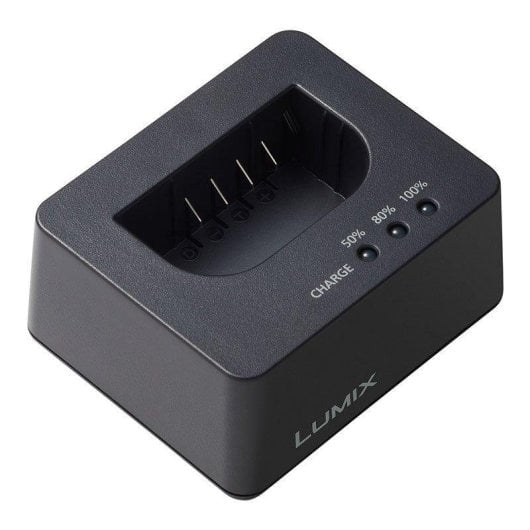Carregador Panasonic DMW-BTC15EB Compatível Li-Ion USB AC LED Preto