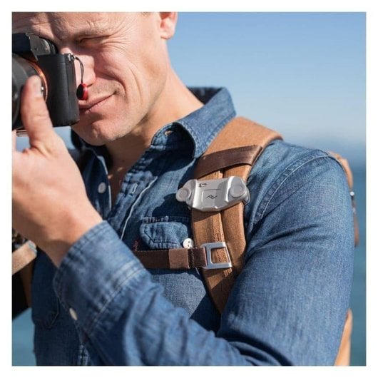 Clip de Montagem de Câmara Peak Design CC-S-3 Silver Aluminio 90 kg