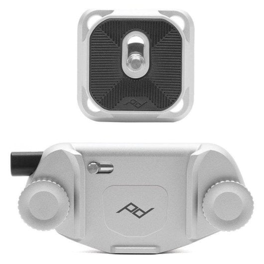 Suporte Peak Design CP-S-3 Capture Clip V3 Prateado Alumínio Leve