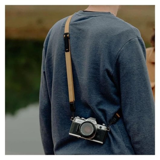 Correia Peak Design Leash Coyote Ajustável Aluminio Nylon 90 kg