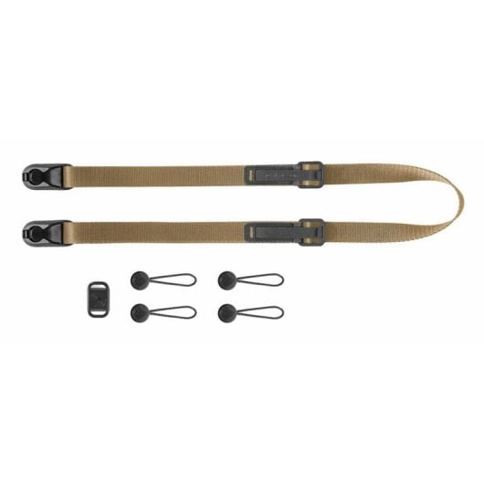 Correia Peak Design Leash Coyote Ajustável Aluminio Nylon 90 kg