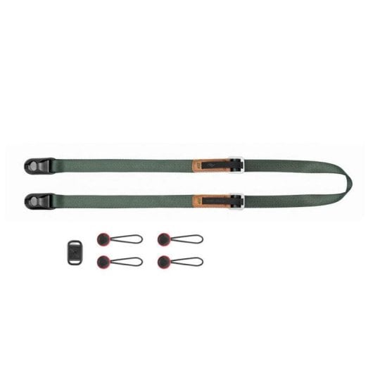 Correia Peak Design Leash Sage ajustável couro nylon para câmaras até 90kg