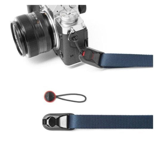 Correia Peak Design Leash Midnight Ajustável Couro Nylon Azul 83-145 cm