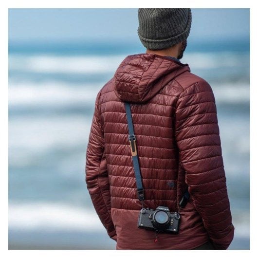 Correia Peak Design Leash Midnight Ajustável Couro Nylon Azul 83-145 cm