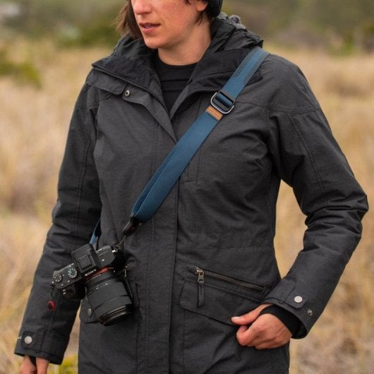 Courroie Peak Design Slide Lite Midnight SLL-MN-3 cuir nylon réglable bleu