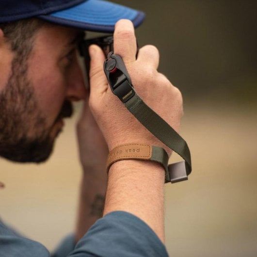 Correa Peak Design Cuff Sage CF-SG-3 cuero nylon segura ultra ligera 90 kg