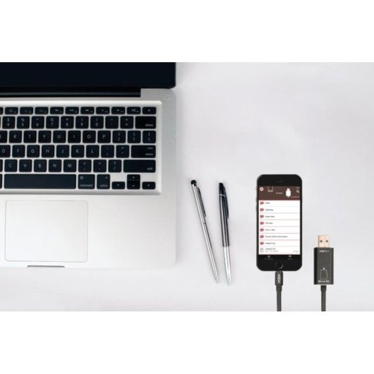 Kartenleser Pentax 31519 MicroSD Aluminium 256GB USB 3.2 Lightning Kompatibilität