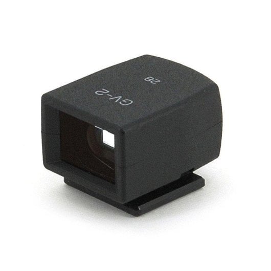 Visor de câmara Ricoh GV-2 Galileo inverso óptico 0,5x preto