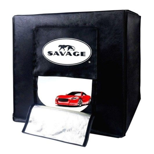 Lightbox fotografica Savage PC15 LED 40x40x40cm controllo luminosità