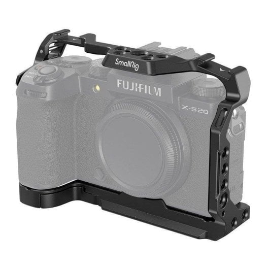 Gaiola Smallrig 4230 para Fuji X-S20 alumínio pontos de montagem rápidos