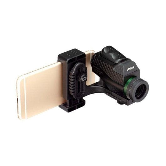 Monokular Pentax VM 6x21 WP Set 6x Vergrößerung Makroadapter Smartphone-Halter