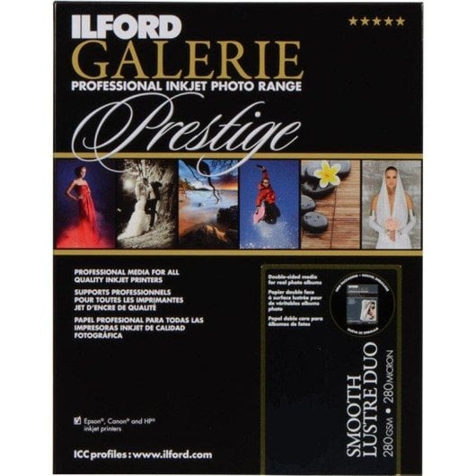Papier photo Ilford Galerie Semi Gloss Duo 250g A4 100 feuilles