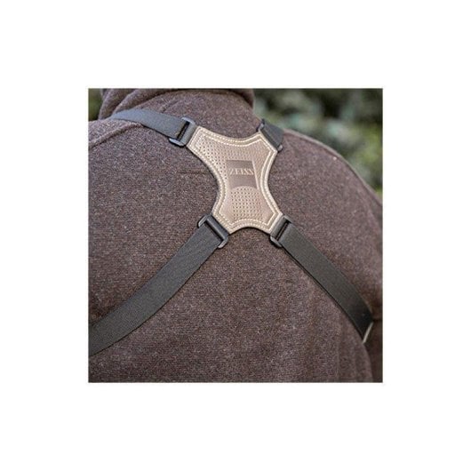 Harnais de portage Zeiss pour jumelles confort noir beige